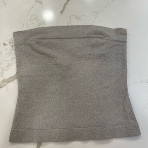 Express shimmery tube top M